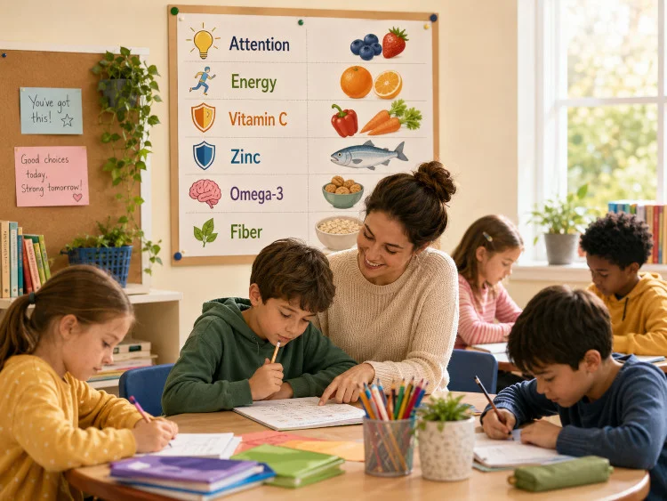 vitamins for an 8-year-old child for school and energy
