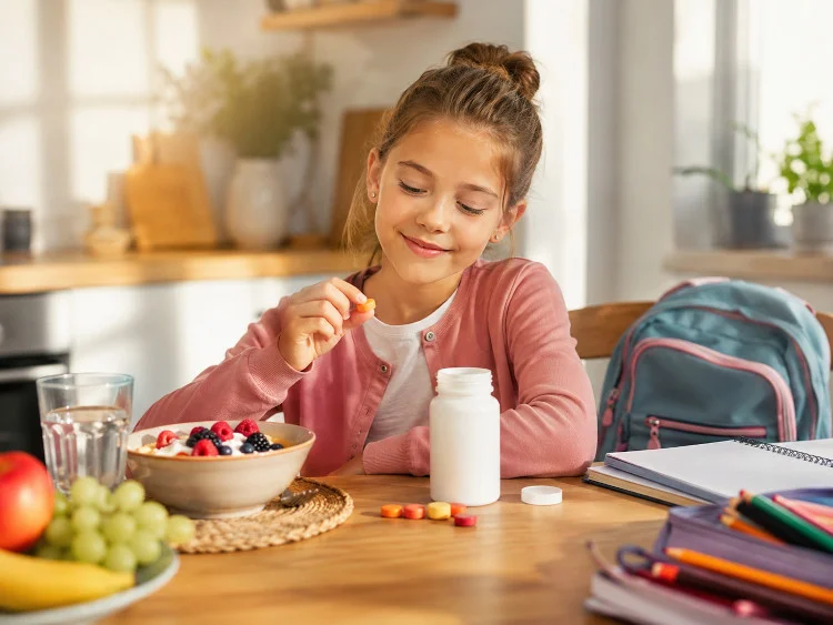 vitamin complex for 10-year-old children ingredients dosages and supplement form