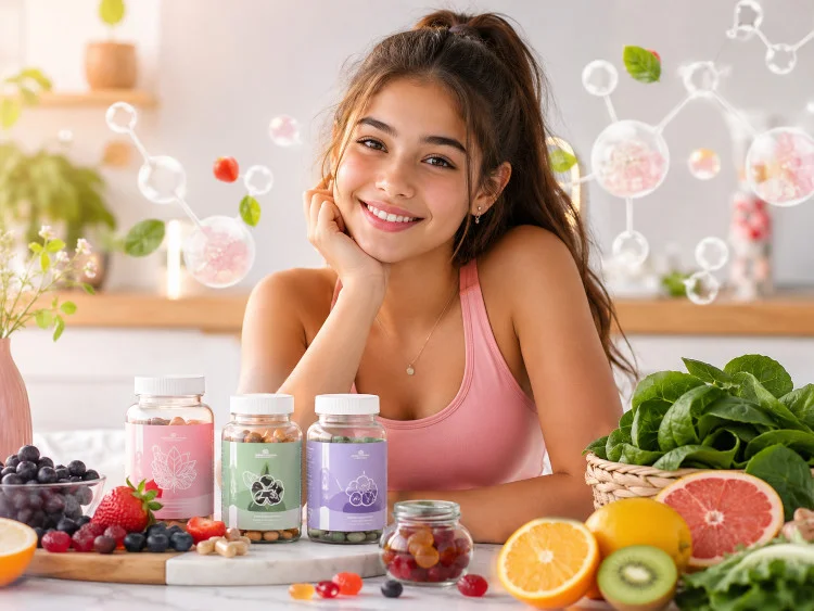 vitamins for a teenage girl in supplement formulas